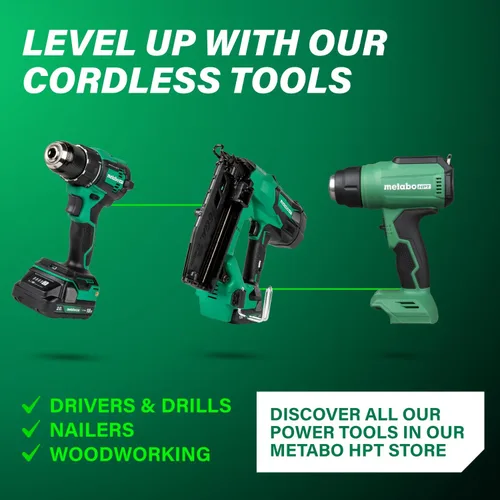Miniatura 19 de Metabo HPT Compresor de aire silencioso, compresor de aire portátil sin aceite de 1 galón, funcionamiento ultrasilencioso a 59 dB, acoplador rápido