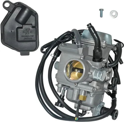 Miniatura 2 de Carburador apto para Honda Rancher 350 TRX350TM TRX350FM Rancher ES TRX350TE TRX350FE 2x4 4x4 2000-2006 con filtro de aire 16100-HN5-M41