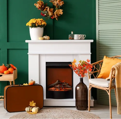 Miniatura 6 de SATINIOR 16 piezas de hojas de arce artificiales de otoño, ramas, decoraciones de Acción de Gracias para el hogar, hojas de otoño, tallos de arce