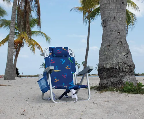 Miniatura 2 de Rio Beach - Silla de playa plegable con mochila plana de 5 posiciones para niños, surfista de surf Multi