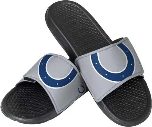 Miniatura 24 de FOCO mens NFL Team Cropped Big Logo Shower Sport Slide Flip Flop Sandals