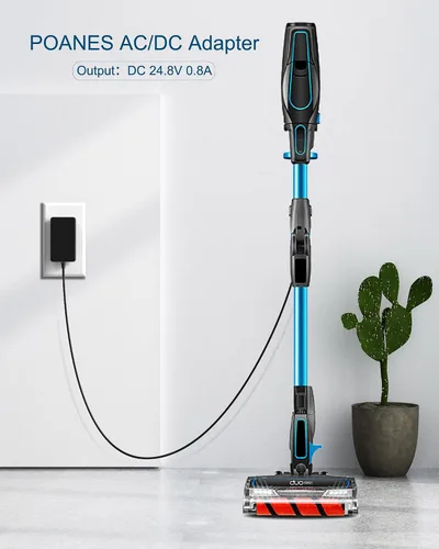 Miniatura 3 de Cargador de repuesto para Shark Rocket Pet Pro Charger DK33-248080H-U compatible con aspiradora inalámbrica Shark IX140H IX141 IZ140 IZ140C IZ141C