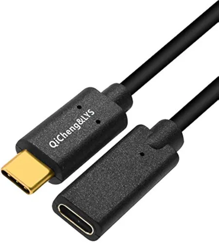 Miniatura 10 de QiCheng&LYS Cable de extensión USB C tipo C macho a hembra Thunderbolt 3 Cable de extensión USB 3.1 (10 Gbps) de carga/sincronización/video/audio 4K