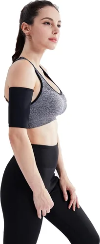 Miniatura 4 de Recortador de brazos para hombre y mujer, manga de compresión adelgazante, quemador lejano de brazo, moldeador de sauna de neopreno caliente