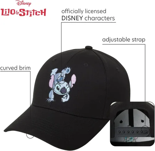 Miniatura 2 de Disney Unisex Lilo & Stitch Hat - Snap Back Baseball Cap, Dad Hat, Mom Hat