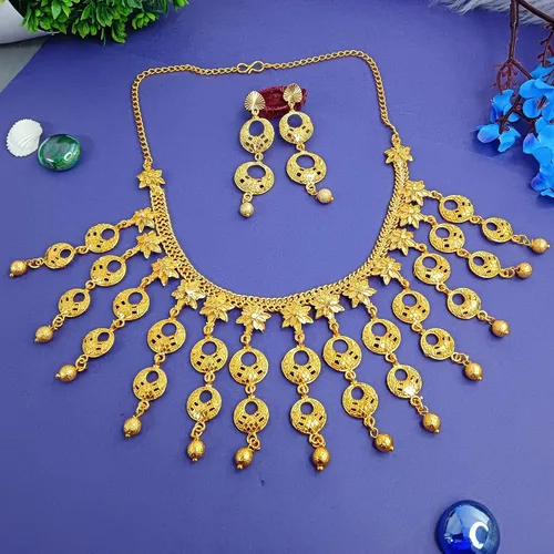 Miniatura 2 de Efulgenz Indian Style Bollywood Fashion Gold Tone Wedding Bridal Tassel Choker Collar Necklace Earrings Jewelry Set