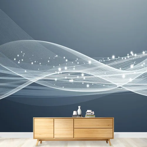 Miniatura 3 de wall26 - Mural de pared grande - Hermosas líneas y patrones Papel pintado de vinilo autoadhesivo/Arte de pared decorativo moderno extraíble - 100