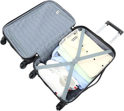 Miniatura 5 de Travelers Club Sky+ - Juego de equipaje, Negro