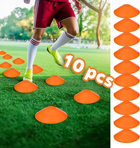 Miniatura 5 de Juego de entrenamiento de agilidad de velocidad de fútbol, escalera de agilidad de 20 pies, 10 conos deportivos, 4 estacas y entrenador de patadas