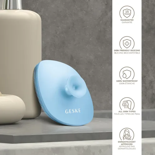 Miniatura 6 de GESKE SmartAppGuided Cepillo facial profesional 4 en 1 Mango de silicona suave para una limpieza suave Cuidado de la piel de rutina