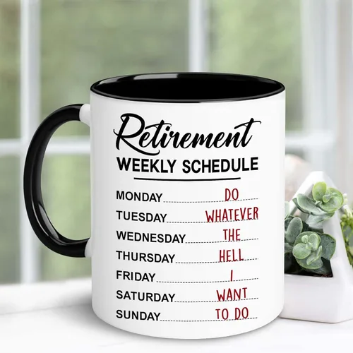 Miniatura 4 de WHIDOBE Regalo de jubilación – Regalo para hombres y mujeres de jubilación – Regalos para jubilados – Regalos de calendario semanal de jubilación
