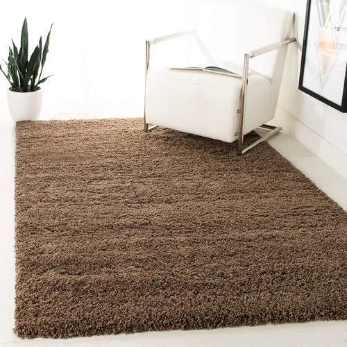 Miniatura 22 de SAFAVIEH Laguna Shag Collection - Alfombra decorativa, 2 pies 3 pulgadas x 4 pies, color beige, diseño sólido, no desprende pelusa y de fácil
