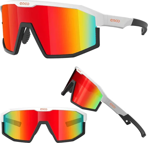Miniatura 20 de Eazyrun Gafas de sol polarizadas deportivas para niños de 8 a 12 años, lentes para béisbol, softbol, ciclismo, protección UV para niños y niñas F24f