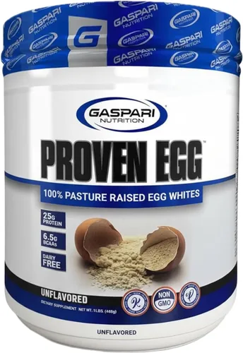 Miniatura 11 de Gaspari Nutrition Proven Egg, 100% Proteína de Clara de Huevo, 25g de Proteína, Apto para Keto, Libre de Lácteos y Lactosa, Libre de Soja