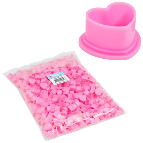 Miniatura 8 de Saferly Tapas de tinta de tatuaje de corazón con base para tatuaje, tatuaje, soporte de pigmento desechable, suministros de tatuaje de microblading