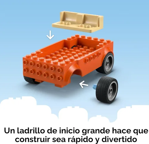 Miniatura 3 de LEGO Bluey: Viaje en Auto Familiar y Playa de Bluey - Juguete de Construcción Educativo para Niños de 4+ Años - Incluye Minifiguras de Bluey, Bingo
