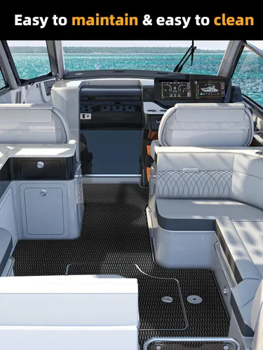 Miniatura 5 de FOCEAN Boat Flooring - EVA Foam Sea Boat Decking Small Diamond Marine Deck Mats for Bass Boats Pontoon Boats Jon Boats RV Yacht Kayak Floor