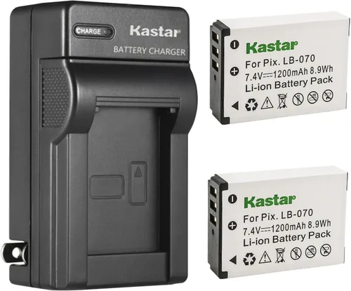 Miniatura 5 de Kastar LB-070 AC - Cargador de batería de repuesto para Kodak Pixpro AZ901, Kodak Pixpro AZ901 Astro Zoom, Kodak PIXPRO S1, Kodak PIXPRO S-1
