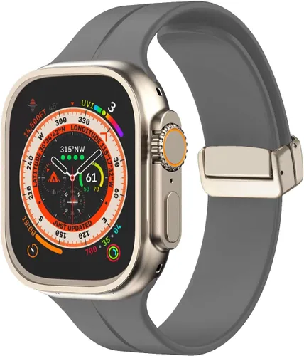 Correa magnética compatible con Apple Watch Band 1.929 in 1.772 in 1.732 in 1.654 in 1.614 in 1.575 in 1.496 in hombres mujeres correa deportiva de