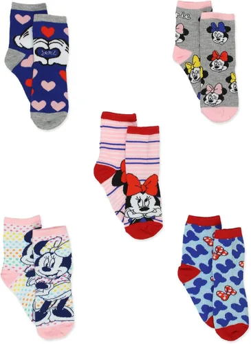 Miniatura 2 de Minnie Mouse - Paquete de 5 calcetines para niñas