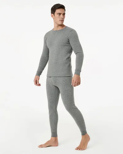 Miniatura 2 de LAPASA Men's Ultra Heavyweight Thermal Underwear Set Extreme Cold Weather Base Layer Top Bottom Fleece Lined Long Johns M63