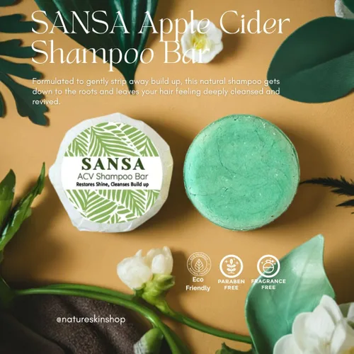 Miniatura 5 de Barra de champú de sidra de manzana Sansa