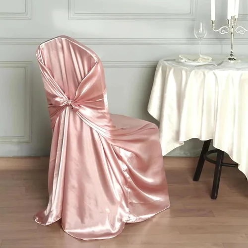 Miniatura 5 de Efavormart - Fundas para sillas de boda, plegables, de satén, universales, para fiestas, 5 unidades, se adaptan a la mayoría de las sillas, fáciles