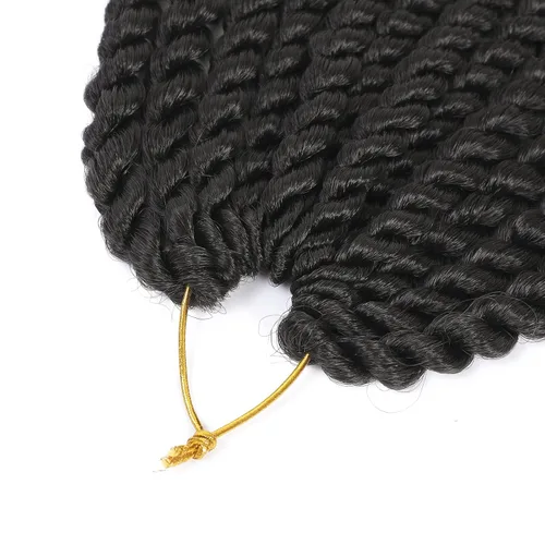 Miniatura 3 de Admutty - Extensiones de pelo trenzadas Havana Twist de 30,48 cm, 6 paquetes de trenzas de ganchillo Havana Twist senegalés, trenzas Jumbo Havana 2#