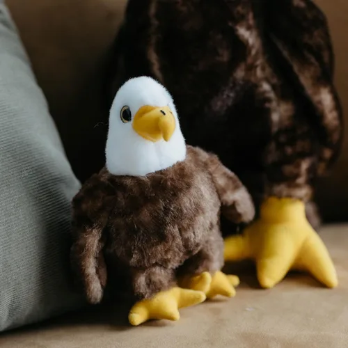 Miniatura 5 de The Petting Zoo - Peluche de águila calva, juguete de peluche, regalos para niños, colección Wild Onez Babiez Animales del Zoológico, juguete