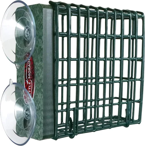 Miniatura 9 de Kettle Moraine Comedero para pájaros de pájaro carpintero para pastel de sebo individual para montaje