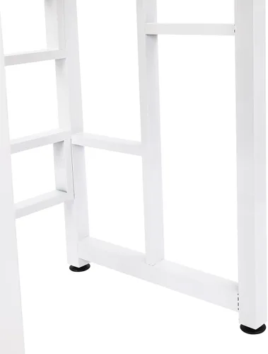 Miniatura 8 de Soporte apilable para lavadora y secadora, capacidad de carga de 419 libras, estante resistente con estante ajustable, estantes apilables para Blanco