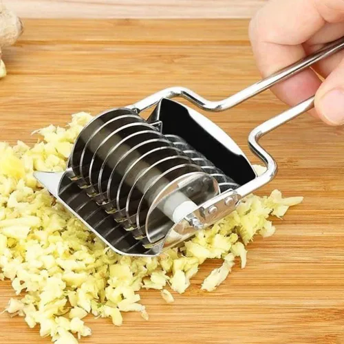Miniatura 4 de Cortador de fideos para pasta, máquina manual de espaguetis de pasta de acero inoxidable, cortador de masa para fideos caseros, rodillo de celosía