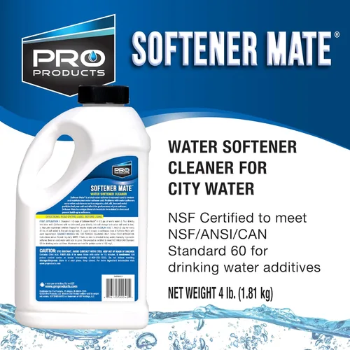 Miniatura 2 de Pro Products Softener Mate, Limpiador de Sistema Suavizador de Agua para Toda la Casa, Elimina Hierro Limitado, Manganeso, Sedimento, Metal