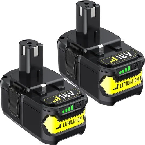 Paquete de 2 baterías de repuesto de 6.2 Ah para baterías Ryobi de 18 V P108 P103 P109 P189 P190 P122 de 18 voltios ONE+