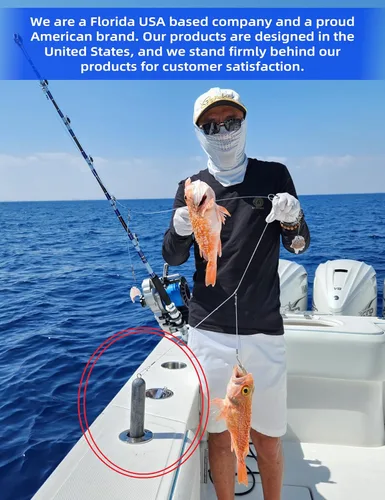 Miniatura 5 de BLUEWING Pesas de caída profunda, pesos pesados de pesca de 3 libras, 5 libras, 8 libras, 10 libras, 12 libras, 15 libras, ajuste en soporte de caña