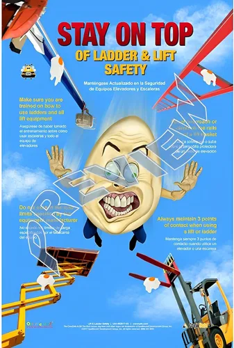 Miniatura 12 de Crewsafe - Pósteres de concienciación de seguridad y hoja de lecciones, "Safety Always", 11 x 17 pulgadas, seguridad en el lugar de trabajo siempre