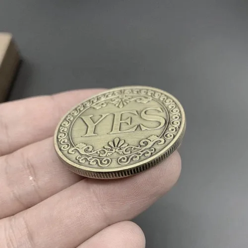Miniatura 4 de Glamtune Novedad Sí No Challenge Coin Medallion Collector
