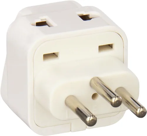 Miniatura 10 de Adaptador de enchufe de alimentación universal de 2 entradas, paquete de 3 unidades, tipo B, certificado CE para teléfonos móviles, portátiles