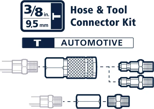 Miniatura 2 de Campbell Hausfeld Kit de conector de aire en T de 3/8 pulg. PA101400AV