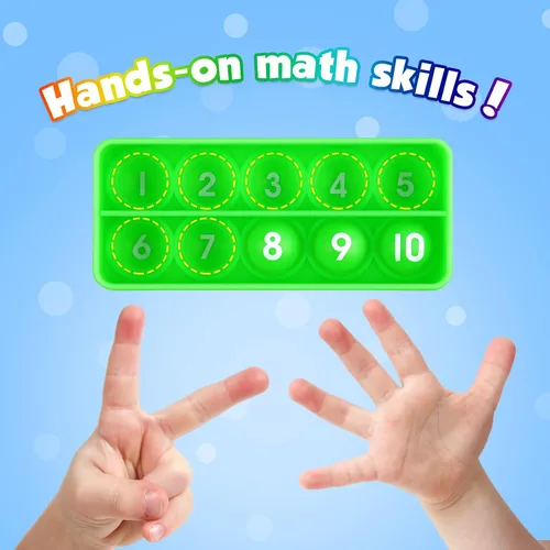 Miniatura 4 de Aizweb Manipulativo de matemáticas de diez marcos para juegos de matemáticas de primaria, contando números, juguete educativo Montessori para jardín