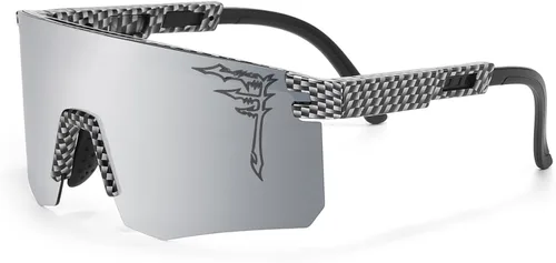 FIXEROS Gafas de sol polarizadas de béisbol de dos tamaños para adultos y jóvenes, niños y niñas, UV400 para hombres y mujeres, gafas deportivas de