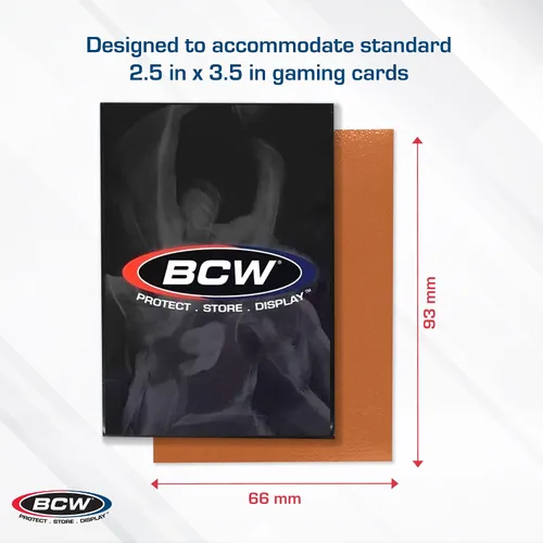 Miniatura 3 de BCW Elite2 - Fundas mate para tarjetas, otoño, parte delantera antirreflejos, parte trasera texturizada, se adapta a tarjetas estándar de 2.5 x 3.5