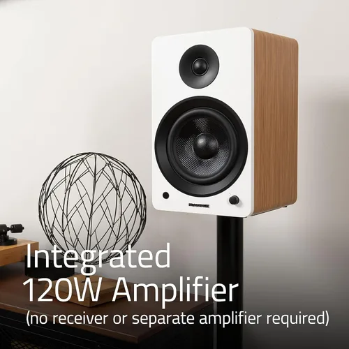 Miniatura 8 de Fluance Reference RT85 Tocadiscos de vinilo de alta fidelidad con preamplificador de fono PA10 y altavoces Ai61 de 6,5 pulgadas, cartucho azul