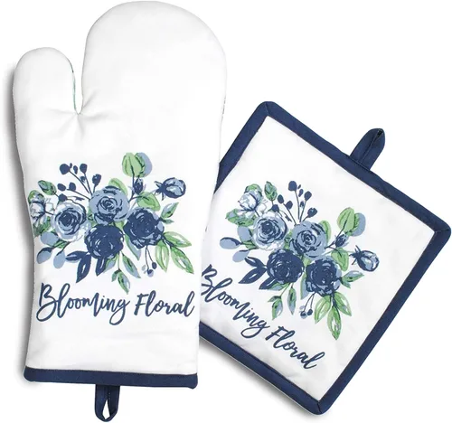 Miniatura 32 de AMOUR INFINI Juego de 2 soportes para ollas de algodón resistentes al calor, antideslizantes de 8 x 8 pulgadas, almohadillas calientes para cocina