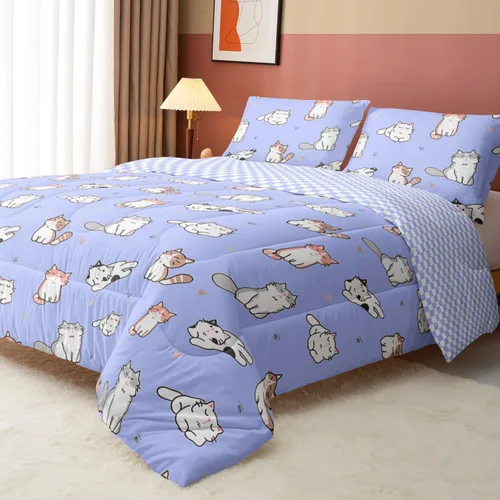 Miniatura 21 de Datura home - Juego de edredón de mariposa azul y negro para niñas y mujeres, juego de ropa de cama bohemio con estampado de mandala de mariposa
