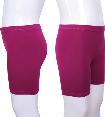 Miniatura 3 de Ruisita Paquete de 6 pantalones cortos de baile para niñas, pantalones cortos de ciclismo, transpirables y seguros, Gris, azul marino, blanco