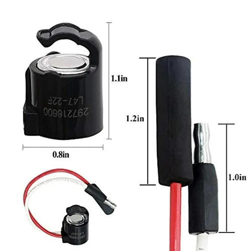 Miniatura 2 de 297216600 Pieza de repuesto para termostato de descongelación para refrigeradores Frigidaire Kenmore - Reemplaza 1483781 216731000 216872200