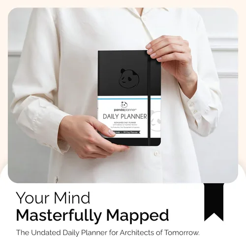 Miniatura 3 de El mejor calendario y diario de gratitud para aumentar la productividad, el manejo del tiempo y la felicidad de Panda Planner, tapa dura, días