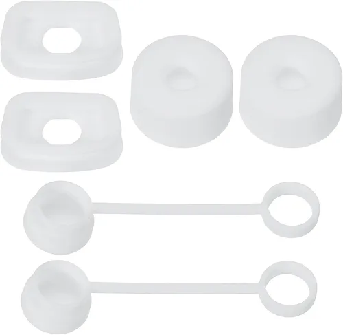 Home and Garden Parts 1 Set/6Pcs Silicone Spill Stopper Accesorios para Taza de Paja 1.0 40oz/30oz Blanco #CN/251024/00157