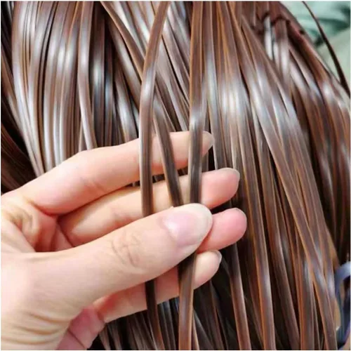 Miniatura 36 de ECYC Material de tejido de ratán sintético plano de 17.64 oz, ratán de plástico para tejer y reparar silla, mesa, manualidades, 01